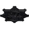 Ekena Millwork Antilles Ceiling Medallion (Fits Canopies up to 6"), Hand-Painted Steel Gray, 38 1/4"OD x 1 1/2"P CM38ANSGS - alternate 2